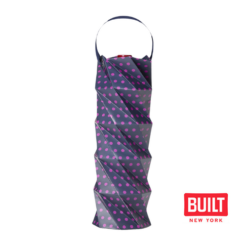 Print Assorted Origami Paper Wine Tote Bag (Mini Dot Navy)