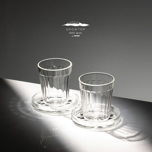 【最後幾套】Iwaki Snowtop 清酒杯一對套裝 | 限量產品 | 日本泰國製造 | 手工製作