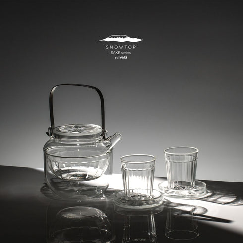 【最後一套】Iwaki Snowtop 清酒壺和清酒杯套裝 | 限量產品 | 日本泰國製造 | 手工製作